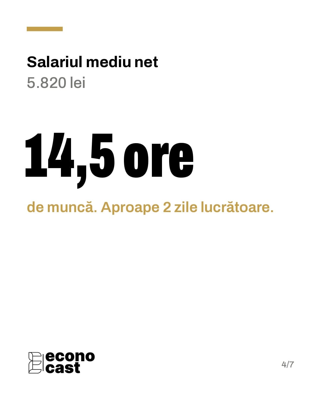 Salariul mediu net, 5.820 lei: 14,5 ore de muncă pentru un plin, aproape două zile lucrătoare.
